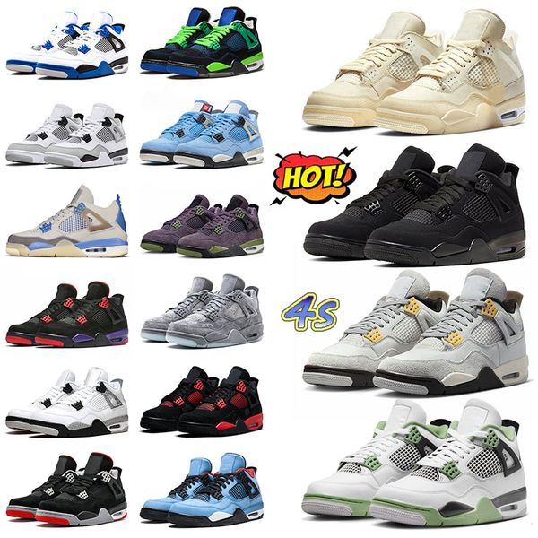 

jumpman 4 4s mens basketball shoes oklahoma sooners black cat sail seafoam midnight navy mushroom purple metallic psg men women trainers out
