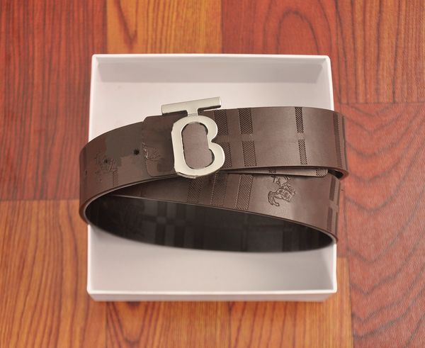 

classic designers belt fashion men belts classic pin buckle gold and silver copper buckle head striped double-sided casual width 3.8cm size, Black;brown