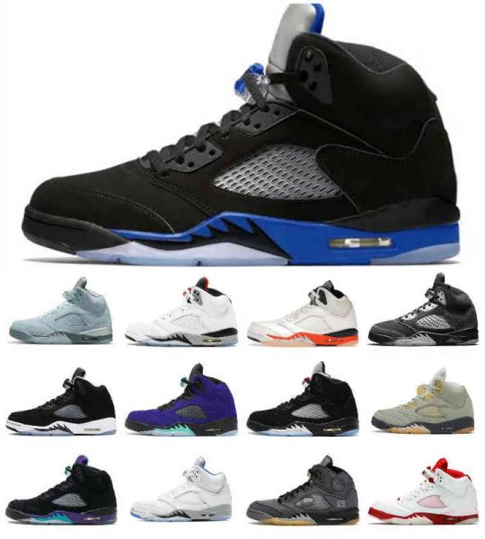 

slippers jumpman 5 5s racer blue mens basketball shoes stealth hyper royal oreo raging bull red sail white cement black metallic alterna hyl