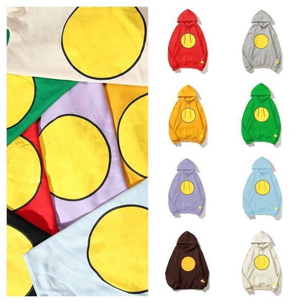 

quality draw hoodie winter cotton liner smile face simple hoodies men sweatshirts causal plain drews o-neck hoody soft streetwear w7ox, Black