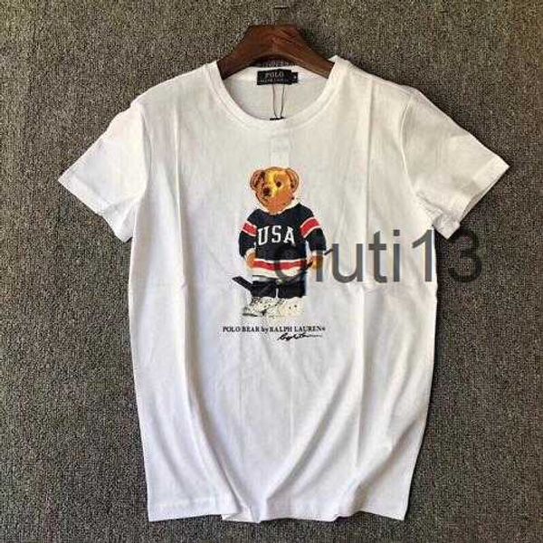 

men's t-shirts polos bear t shirt wholesale cotton bear tshirt short sleeve tee shirts usa t2301312, White;black