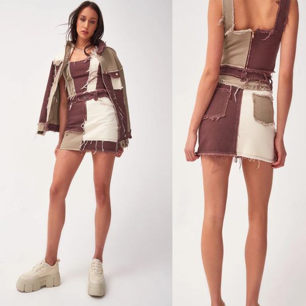 

short skirt stretch denim tight hip lift denim short skirt 9078, Black