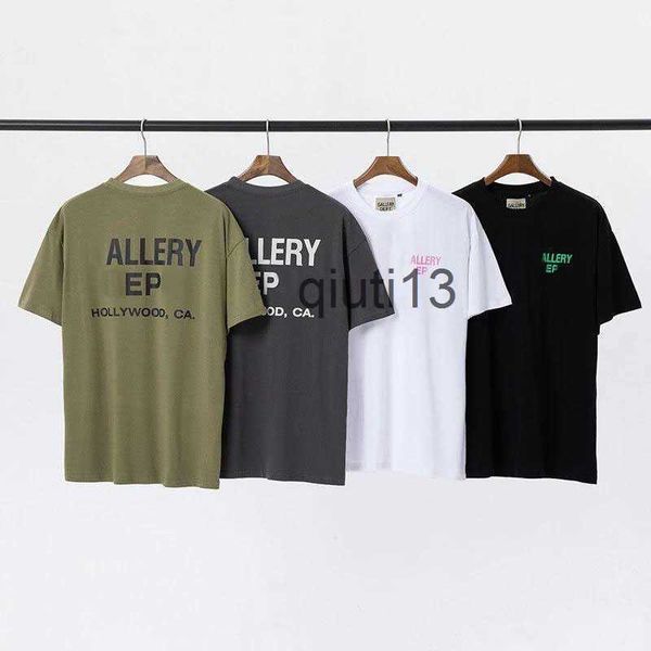

men's t-shirts 2022 high street men's t-shirts retro casual loose short-sleeved men's and women's t-shirt hip-hop cotton, White;black