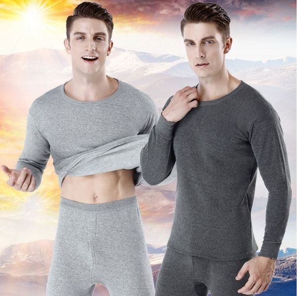 

men's thermal underwear winter s fleece set warm long johns shirts keep 230131, Black;white