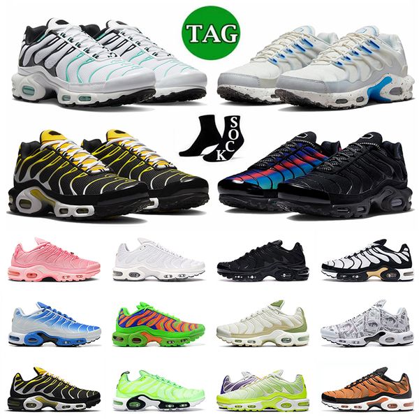 

2023 new tns se running shoes tn plus sports size 12 sneakers hyper jade unity terrascape unc vibes black yellow atlanta limestone trainers