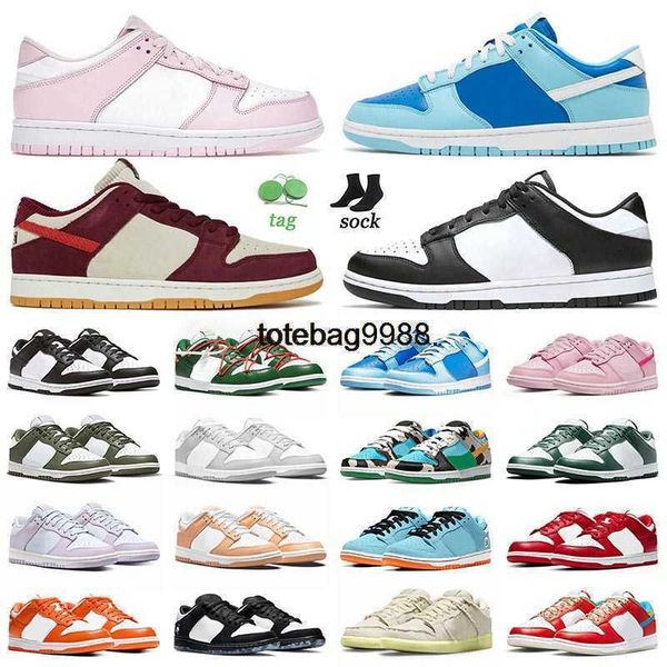 

fashion low og casual shoes men women black white panda triple pink red argon fog grey skate like a girl medium olive designer sneakers