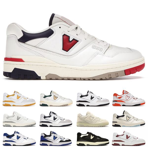 

550 shoes 550s running shoes men women white grey natural green sea salt black ecru sliver unc shadow burgundy syracuse navy red multicolor