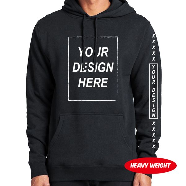 

men's t-shirts custom hoodies add your text sweatshirt customized long sleeve heavy weight soft fleece hoody 230130, White;black