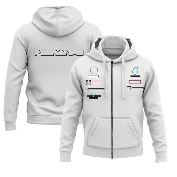 

2023 new formula one team uniform of the year racing coat sweatshirt pullover sweater wool windproof warm custom plus size