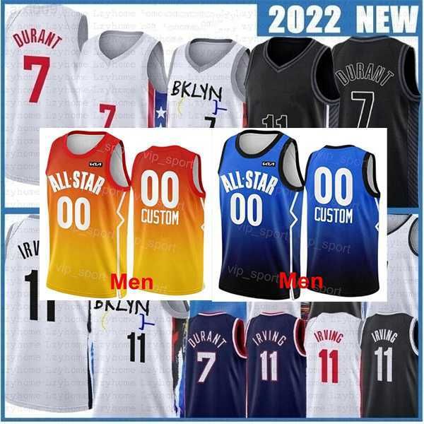 

men women youth brooklyn''nets''custom 7 kevin durant 11 kyrie irving 33 nic claxton 30 seth curry 1 t.j. warren basketb, Black;red