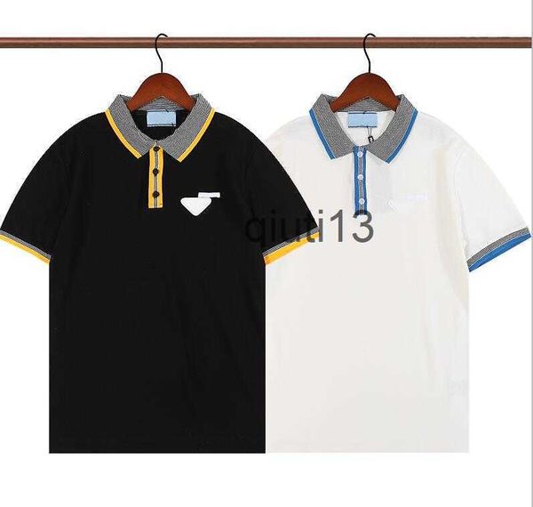 

men's t-shirts 2022 summer mens designer polos t shirt casual man womens tees with black white letters print short sleeves sell luxury, White;black
