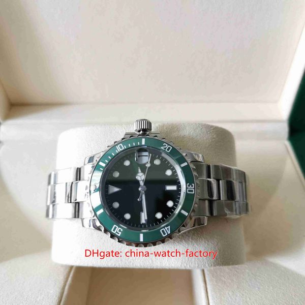 

fashion ladies watch super quality 37mm 116610 116610lv green ceramic bezel stainless steel watches eta 2824 movement mechanical automatic w, Slivery;golden