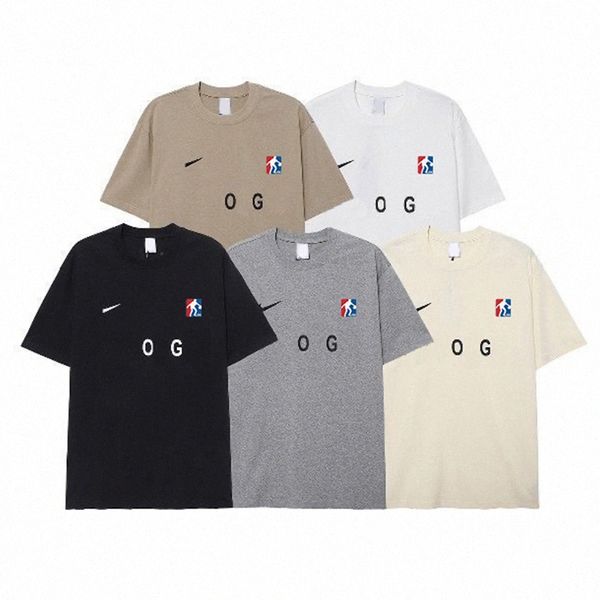 

designer mens t-shirts jordn shirts summer tripartite graphic tees womens embroidery feal of god letter essentials jersey shirts hip hop str, White;black