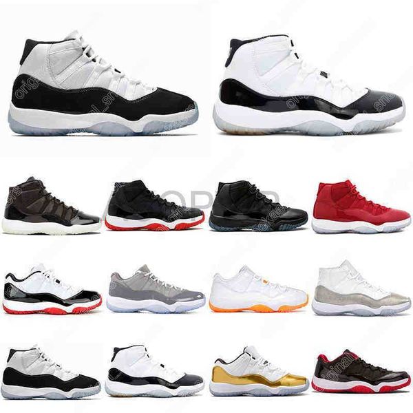 

7-13 2021 classic men basketball shoes women 11s closing ceremony concord anniversary orange trance midnight navy prom night mens trainers u, Black