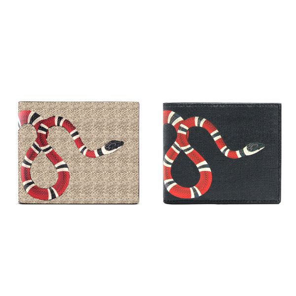 

luxury tiger card holders cartoon print coin purses cover interior slot wallets luxury designer men women fashion genuine leather handbags h, Brown;gray