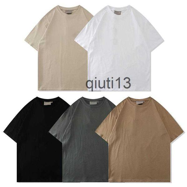 

men's t-shirts 21ss designer tide t shirts chest letter laminated print short sleeve high street loose oversize casual t-shirt pure cot, White;black