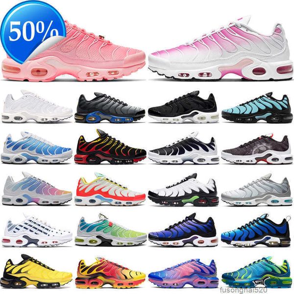 

2022 r tn plus men running shoes women chaussure triple black white true green wolf grey hyper blue voltage purple mens jordens jordon 2w6z