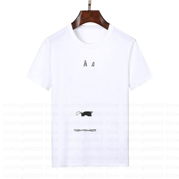 

2023 men's t-shirts tees mens women designer t-shirts cottons man s casual shirt luxurys clothing street shorts sleeve clothes, White;black