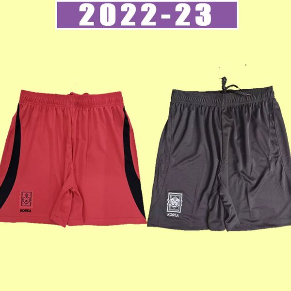 

2022 south soccer shorts korean son hwang kim hwang lee jeong sung lee kwon 22 23 jersey football pants home away fans version, Black;red