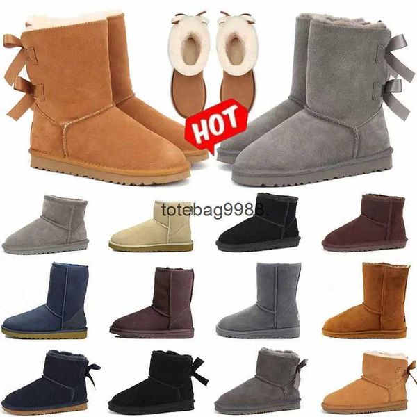 

australia australian classic warm boots womens mini half snow boot usa gs 585401 winter full fur fluffy furry satin ankle boots booties eur, Black