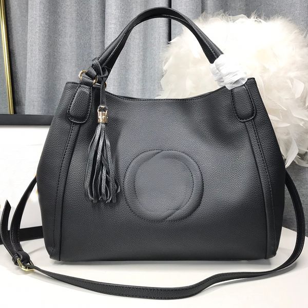 

7a designer totes classic genuine leather fashion bags embossed logo women casual purse