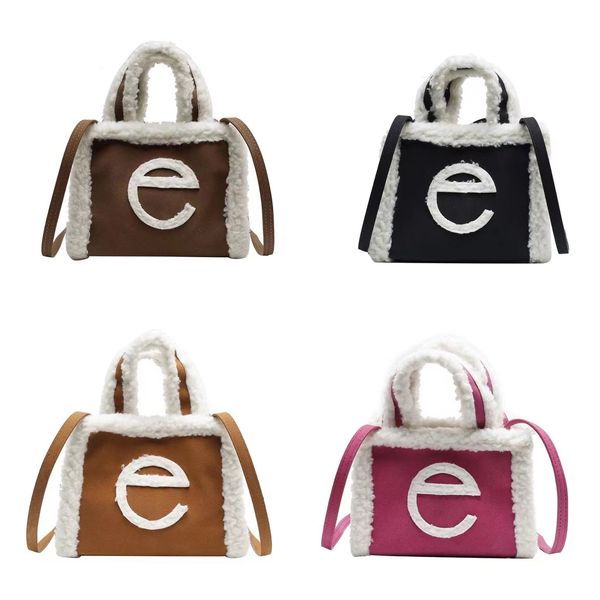 

luxury designer wgg joint name large bag teddy velour suede handle womens luxury tote mens fashion shoulder wallets winter crossbody clutch