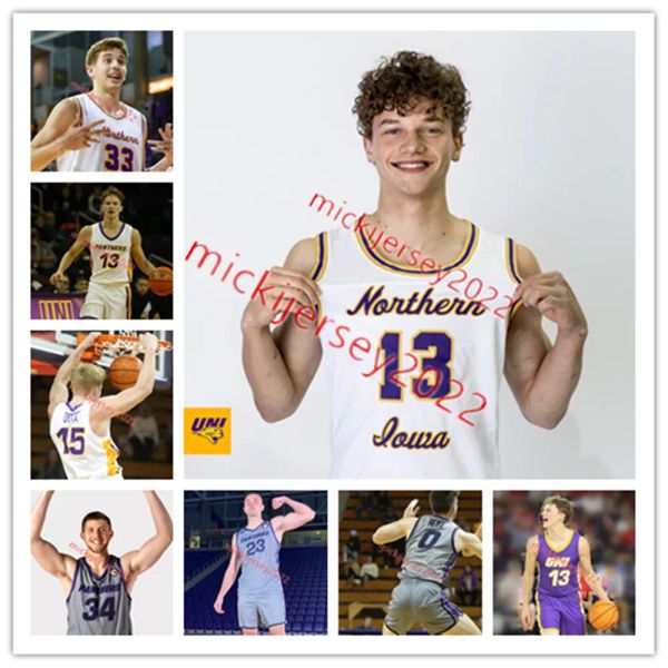 

custom a. j. green jersey custom stitched northern iowa panthers basketball jersey mens youth 0 nate heise 1 cole henry 3 tywhon pickford 5, Black