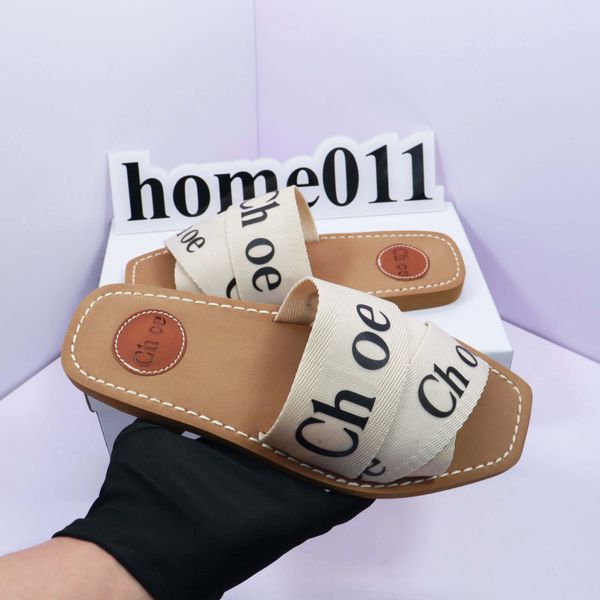 

fashion flat sandals slippers slides summer square head straw woven sponge cake muller slippers women wear heel cross belt, Black