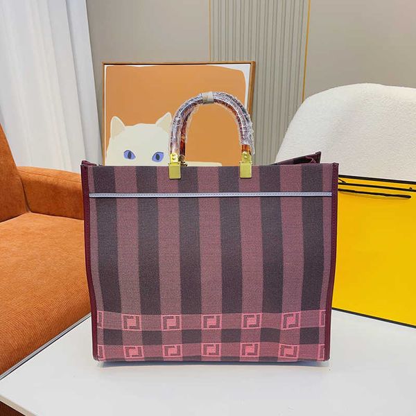 

totes bags large purses designer bag canvas tote bag shopper luxurys handbags women fashion color matching shoulder shopping bags 230131