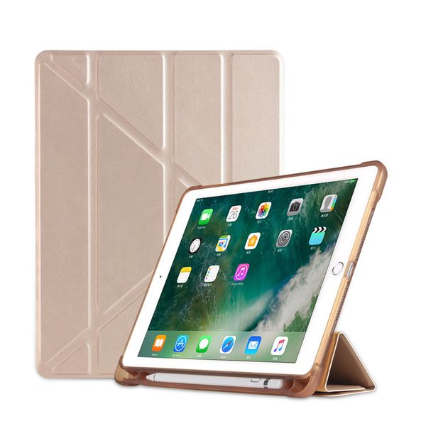 

pen holder silicone magnetic smart cover soft tpu back protective case for ipad 9.7 9th 8th 7th 10th 10.9 2022 generation air 2 5 9 pro 11 m