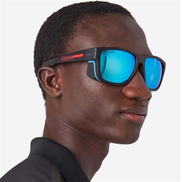 

2023 new luxury designer p's big frame riding box sunglasses wind net red same style ski goggles sps07w sunglasses, White;black