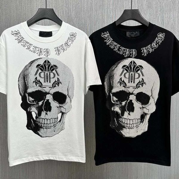 

t-shirt designer skull pictures summer men's high-end t-shirt1bo5, White;black