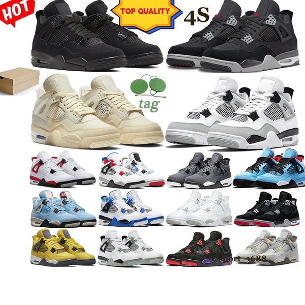 

jumpman 4s mens basketball shoes 4 designer shoes red cement pine green cat red black cat retros military black snakeskin mens trainers snea
