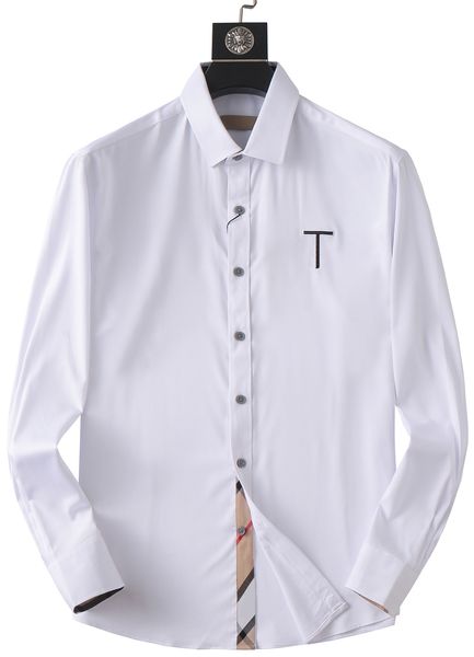 

fashion designer button up shirt dress shirt formal business shirts casual long-sleeved men shirts, White;black