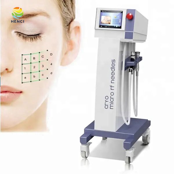 

new design 2 in 1 cryolipolysis fractional radio frequency rf microneedling machine with cryo handle