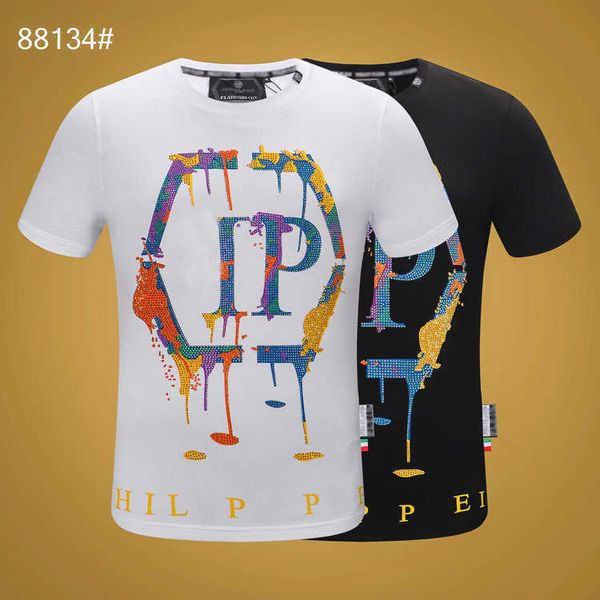 

t-shirt designer skull pictures summer men's high-end t-shirt4atc, White;black
