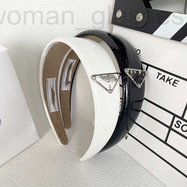 

headbands designer french cold and cool style sen hair compression headband p family inverted triangle fashion pu girl feeling sweet accesso, Silver