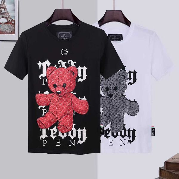 

t-shirt designer skull pictures summer men's high-end t-shirt0f4h, White;black