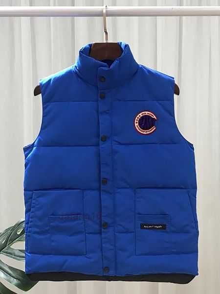 

canadas gooses down vest designer mens waistcoat winter vests couple bodywarmer womens jacket sleeveless outdoor warm thick outwea zx9g, Black;white