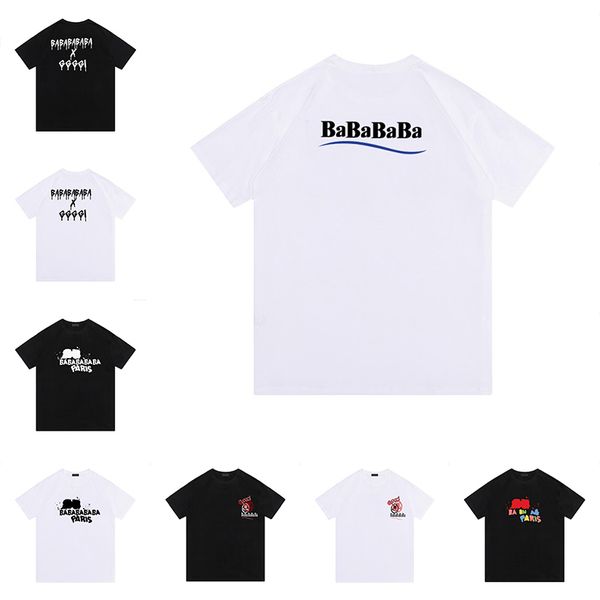 

designer t shirt summer short sleeve waves tee men women lovers luxury t-shirts fashion senior pure cotton size s-2xl, White;black