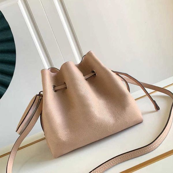 

luxury brand drawstring high imitation designer crossbody bag bella genuine leather lady bucket bag m57070 19cm with box zl080