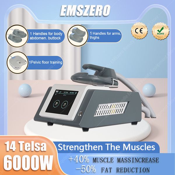 

emszero rf 14 tesla 1 handles ems rf butt lift machine muscle stimulator body sculpting shaping massage equipment