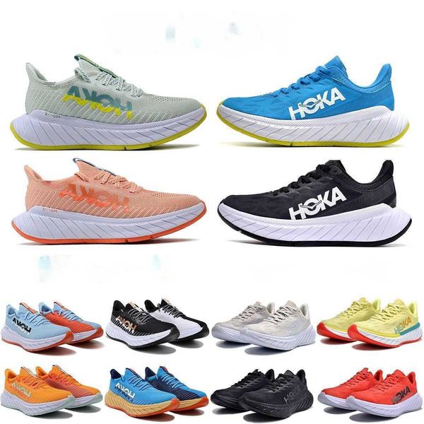 

one hokas hoka sports carbon x2 carbon x3 outdoor men women hoka cushioning long distance runner shoes with box size 36-45