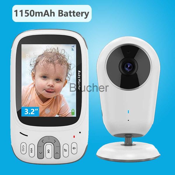 

other 1150mah wireless video baby monitor 32 inch night vision security camera babyphone intercom babysitter nanny update from vb603 x0731, Silver