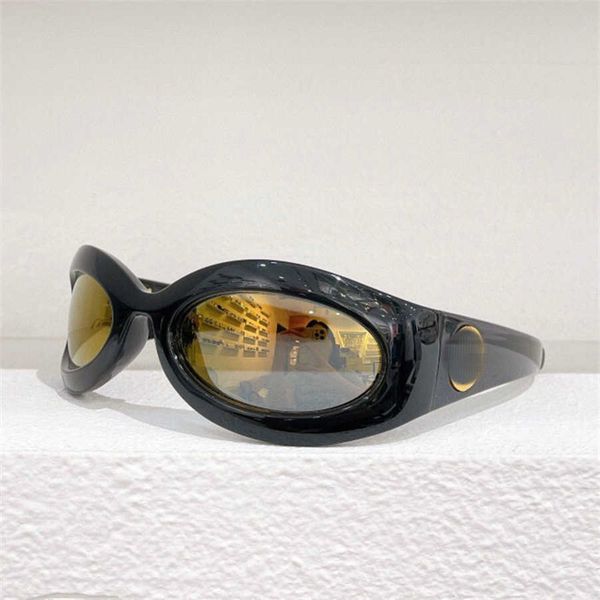 

2023 new luxury designer sunglasses g family's future technology sense fashion men's inline red the same style concave sunglasses, White;black