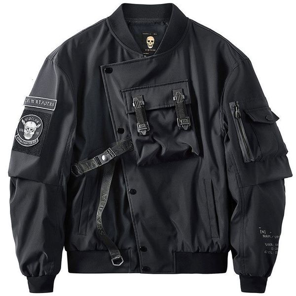 

men's jackets selling skull embroidery men jacket motorcycle clothes baseball uniform handsome outdoor harajuku streetwear 230731, Black;brown