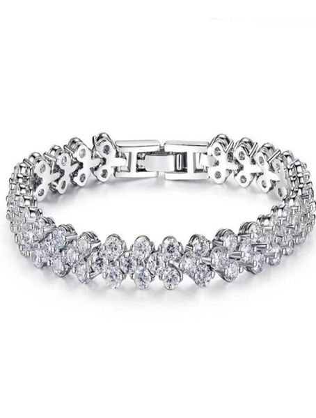 

luxurys designers bracelet women charm bracelet versatile trend fashion studded with diamonds bracelets boutique gift6371070, Golden;silver