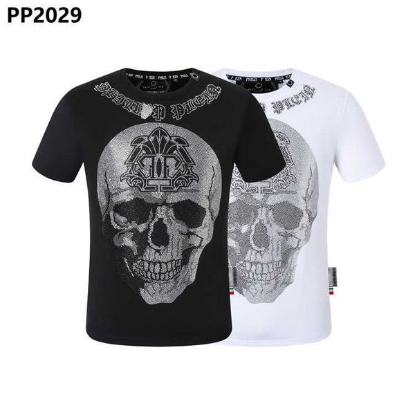

t-shirt designer skull pictures summer men's high-end t-shirtk4hb, White;black