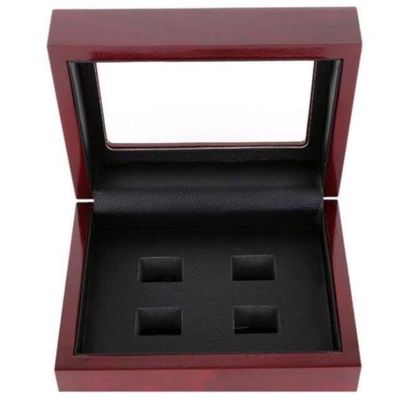 

wooden box ring display case wooden boxs for ring 2 3 4 5 6 holes to choose rings and collection 4263827, Black;white