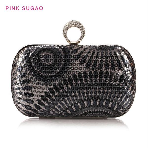 

pink sugao designer evening bags women clutch bags bhp flower printing dinner party bag women's clutch business ol sequin bag247z